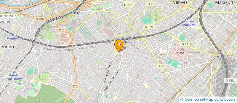 localisation de l'entreprise SHOMY à CLAMART