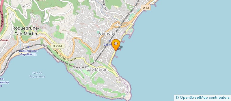 localisation de l'entreprise SHOONER CTIM à ROQUEBRUNE-CAP-MARTIN