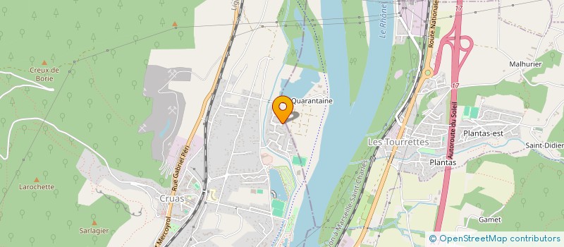 localisation de l'entreprise SHOOT AGAIN  CRUAS