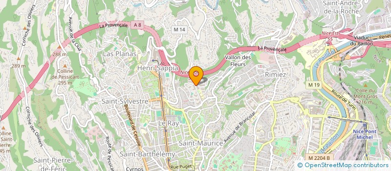 localisation de l'entreprise SHOOTMI ET CIE  NICE