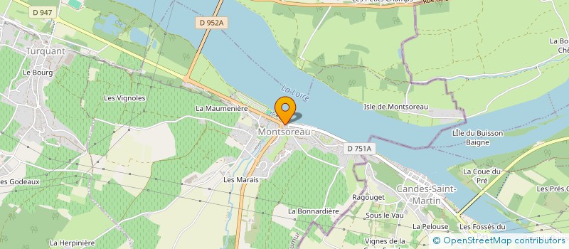 localisation de l'entreprise SHOOTO à MONTSOREAU