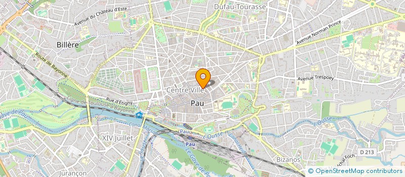 localisation de l'entreprise SHOP 64 à PAU