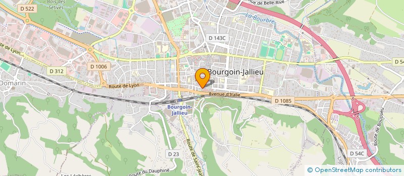 localisation de l'entreprise SHOP 9 à BOURGOIN-JALLIEU