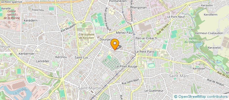 localisation de l'entreprise SHOP APPLICATION à BREST