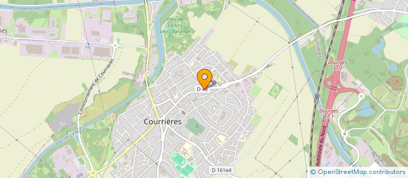 localisation de l'entreprise SHOP BARBER  COURRIERES