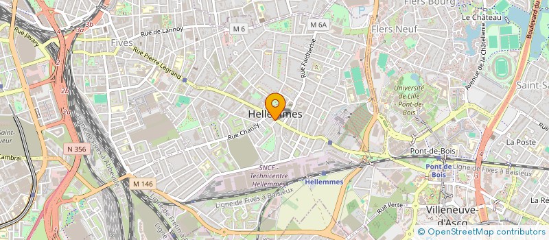 localisation de l'entreprise SHOP-D'HELLEMMES à LILLE