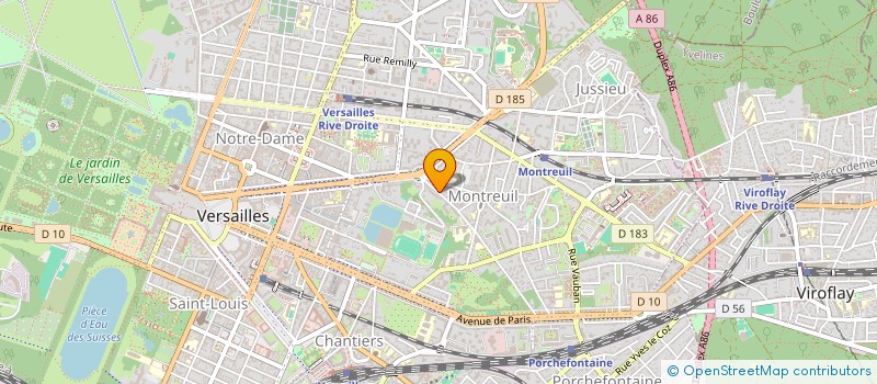 localisation de l'entreprise SHOP-DESIGN SERVICES FRANCE  VERSAILLES
