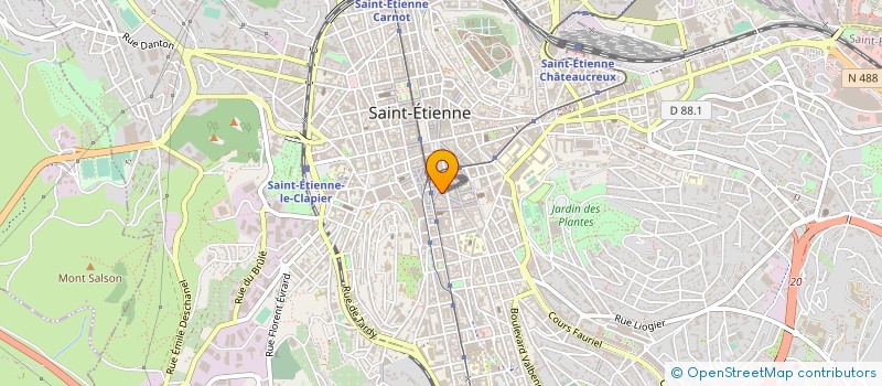 localisation de l'entreprise SHOP GOLD à SAINT-ETIENNE