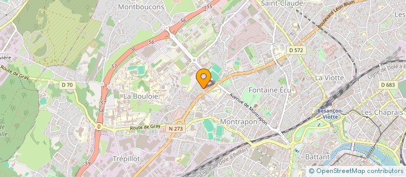 localisation de l'entreprise SHOP TA FORMULE à BESANCON