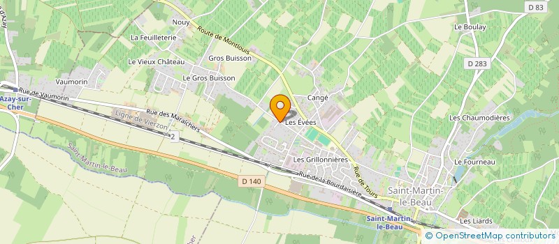 localisation de l'entreprise SHOPDEPOT-FR  SAINT-MARTIN-LE-BEAU