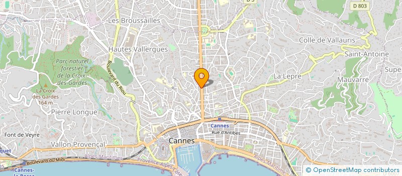 localisation de l'entreprise SHOPERRUQUES à CANNES