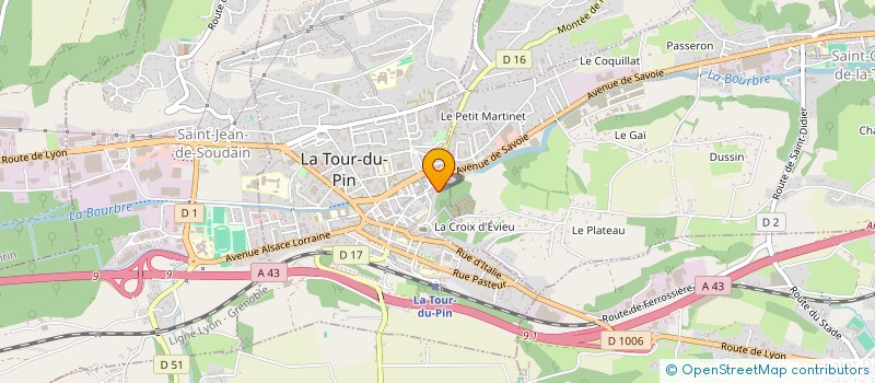 localisation de l'entreprise SHOPIMITY  LA TOUR-DU-PIN