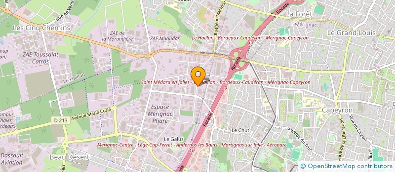 localisation de l'entreprise SHOPPING DIFFERENCES à MERIGNAC