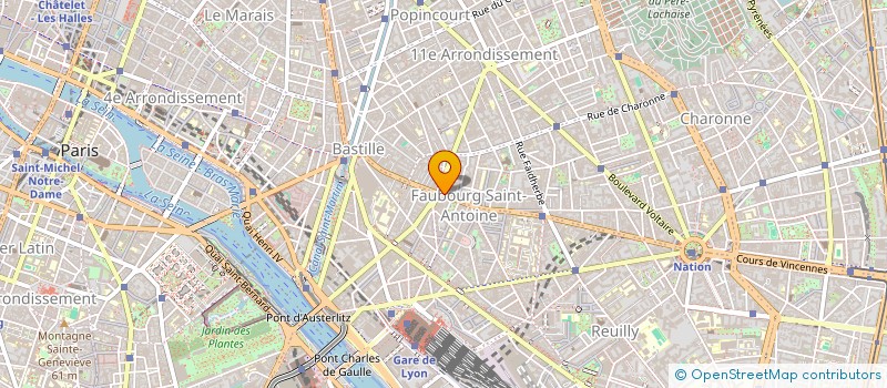 localisation de l'entreprise SHOPPING PRODUCTIONS  PARIS 11