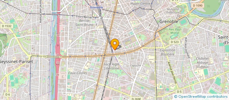 localisation de l'entreprise SHOPPING SANS GLUTEN  GRENOBLE