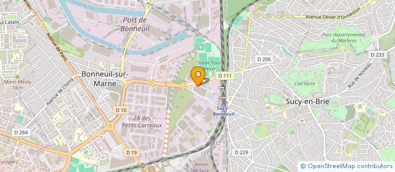 localisation de l'entreprise SHOPPING STREET à SUCY-EN-BRIE