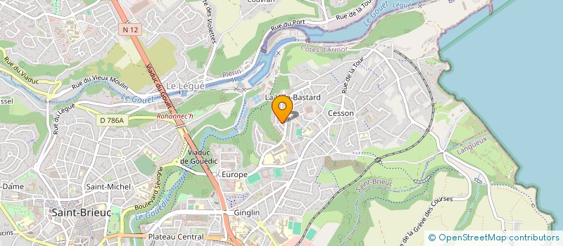 localisation de l'entreprise SHOPPING360 à SAINT-BRIEUC