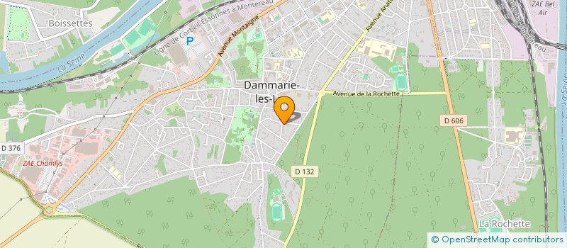 localisation de l'entreprise SHOPUP à DAMMARIE-LES-LYS