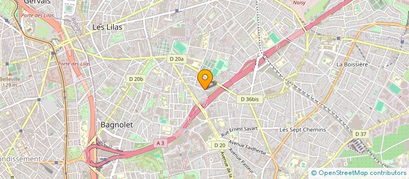 localisation de l'entreprise SHOPVIBE  BAGNOLET