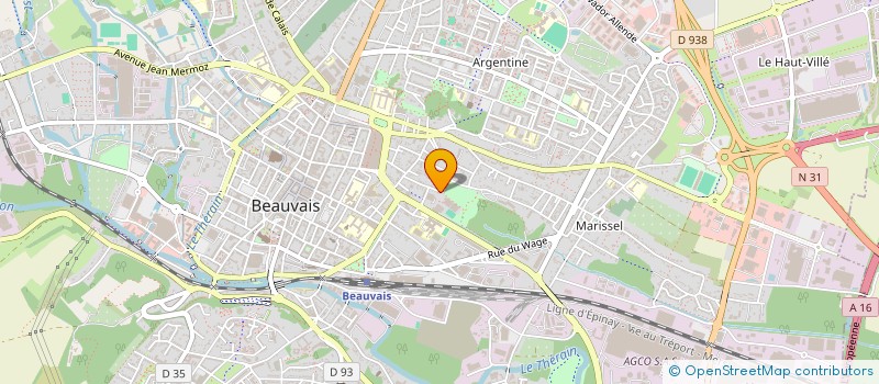 localisation de l'entreprise SHOPWIN  BEAUVAIS