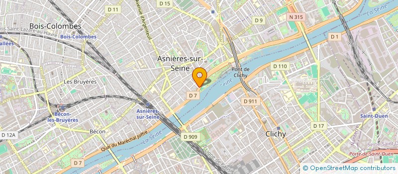 localisation de l'entreprise SHORESH  ASNIERES-SUR-SEINE