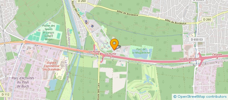 localisation de l'entreprise SHORINJI KEMPO GUJANAIS  GUJAN-MESTRAS