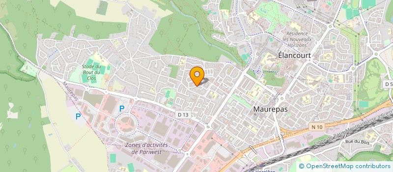 localisation de l'entreprise SHORINJI KEMPO MAUREPAS à SAINT-LEGER-EN-YVELINES