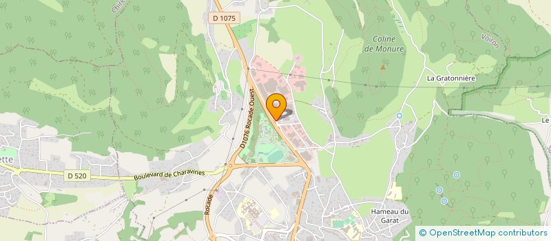 localisation de l'entreprise SHORT CUT DISTRIBUTION  VOIRON