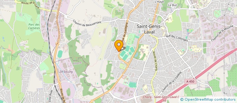 localisation de l'entreprise SHORYUKEN CAPITAL  SAINT-GENIS-LAVAL