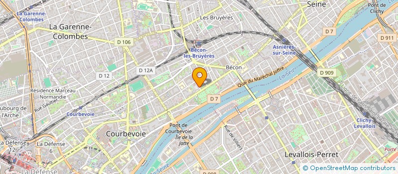 localisation de l'entreprise SHOSHIN à COURBEVOIE