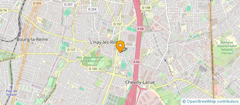 localisation de l'entreprise SHOSHIN KAIZEN  L'HAY-LES-ROSES