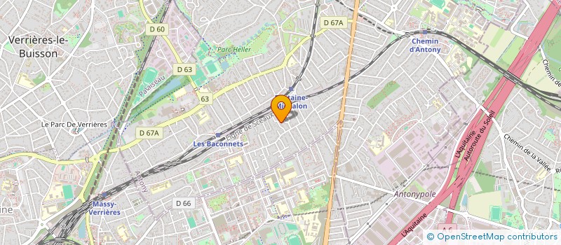 localisation de l'entreprise SHOTOKAN KARATE ANTONY à ANTONY