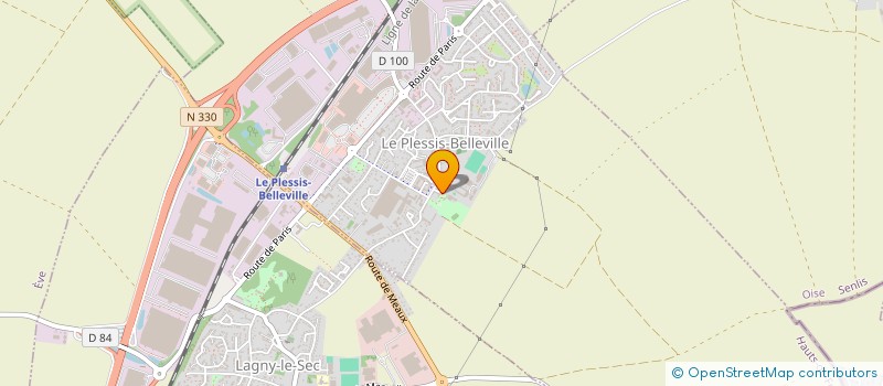 localisation de l'entreprise SHOTOKAN KARATE CLUB DU PLESSIS BELLEVILLE  LE PLESSIS-BELLEVILLE