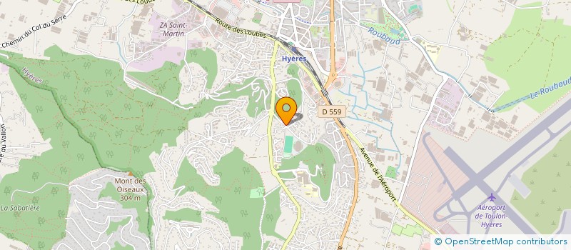 localisation de l'entreprise SHOTOKAN KARATE CLUB HYEROIS à HYERES