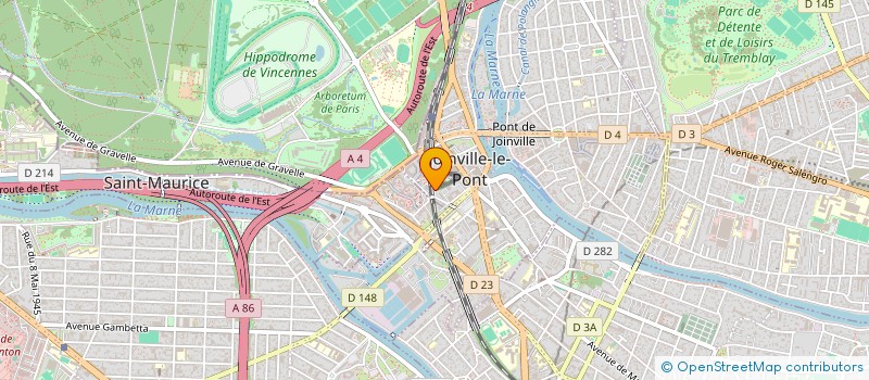 localisation de l'entreprise SHOTOKAN KARATE CLUB JOINVILLE LE PONT  JOINVILLE-LE-PONT