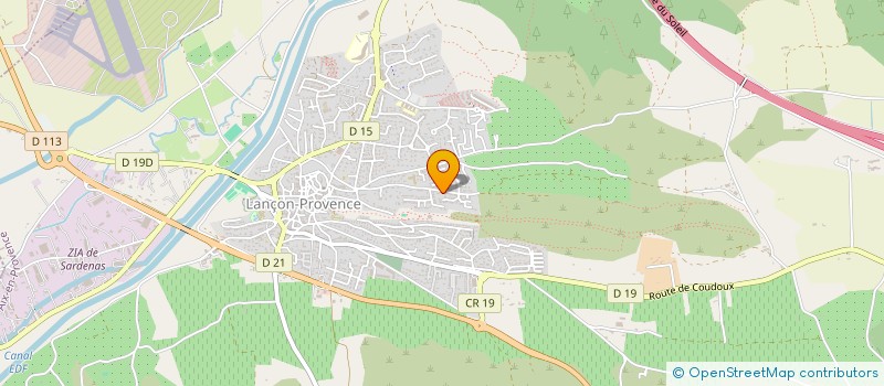 localisation de l'entreprise SHOTOKAN KARATE DO LANCON-PROVENCE  LANCON-PROVENCE