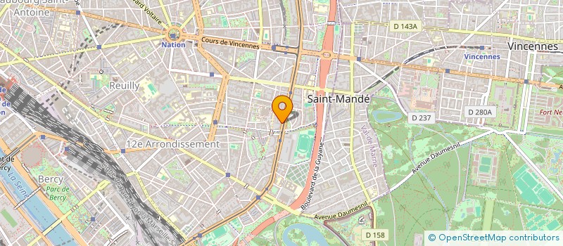 localisation de l'entreprise SHOTOKAN KARATE DO SKD  PARIS