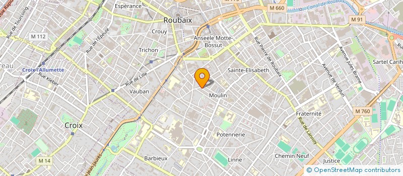 localisation de l'entreprise SHOTOKAN KARATE ROUBAIX  ROUBAIX