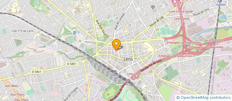 localisation de l'entreprise SHOTOKAN R Y U à LENS