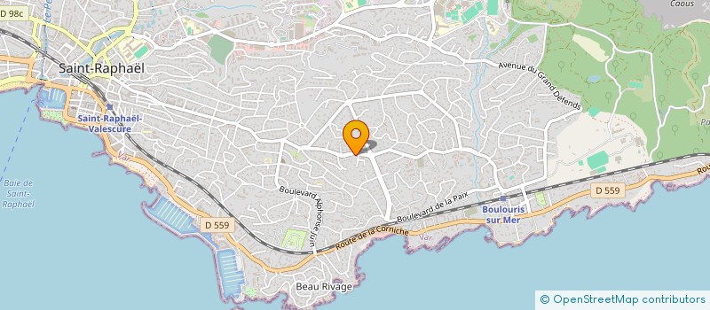 localisation de l'entreprise SHOUBI FIT' à SAINT-RAPHAEL