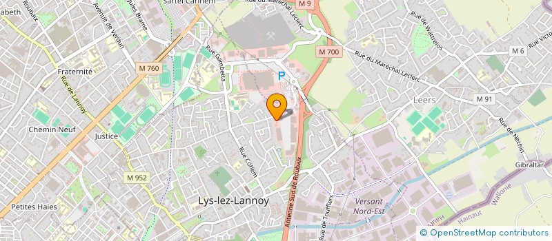 localisation de l'entreprise SHOULDWAY  LYS-LEZ-LANNOY