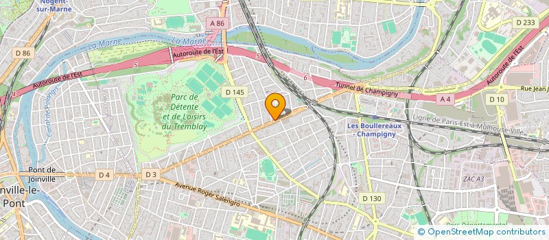 localisation de l'entreprise SHOUVA à CHAMPIGNY-SUR-MARNE