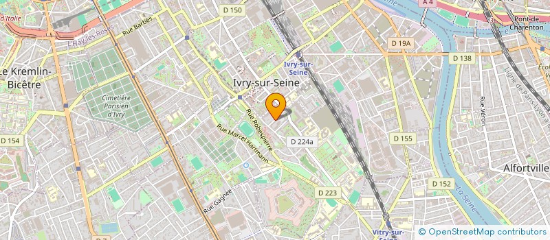 localisation de l'entreprise SHOW ARTS à IVRY-SUR-SEINE