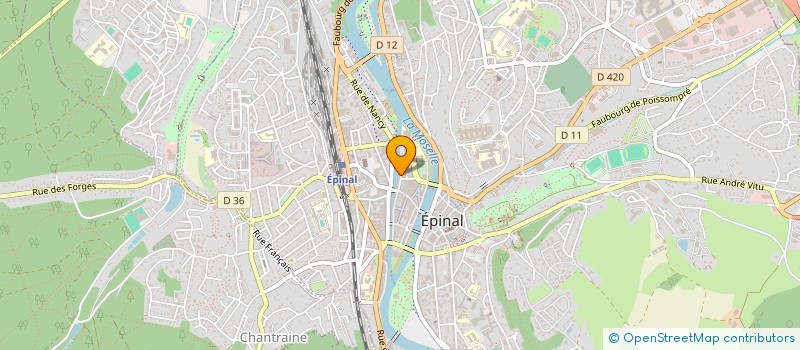 localisation de l'entreprise SHOW BARBER  EPINAL