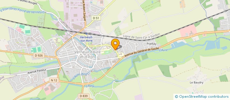 localisation de l'entreprise SHOW BURGER  VERNEUIL D'AVRE ET D'ITON