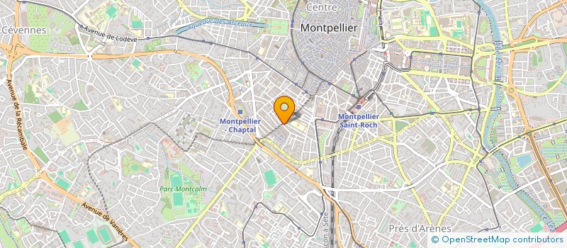 localisation de l'entreprise SHOW BURGER à MONTPELLIER