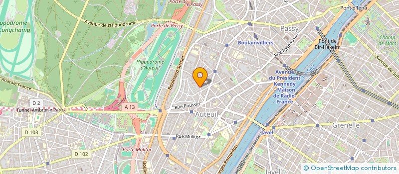 localisation de l'entreprise SHOW CASES à PARIS