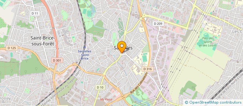 localisation de l'entreprise SHOW CO PAIN à SARCELLES