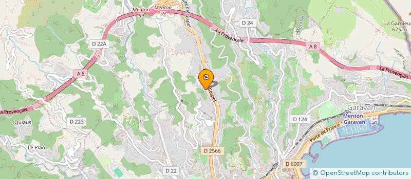 localisation de l'entreprise SHOW EVENT MUSIC  MENTON