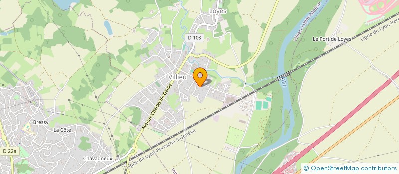 localisation de l'entreprise SHOW GIRLS  VILLIEU-LOYES-MOLLON